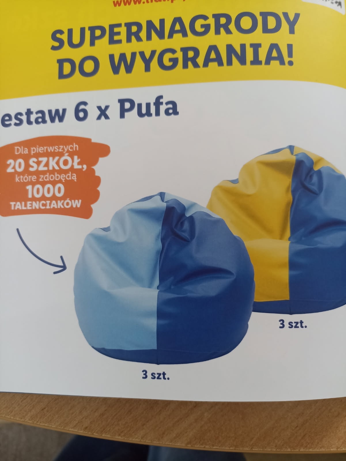 Dwie pufy pokazane na zdjęciu.