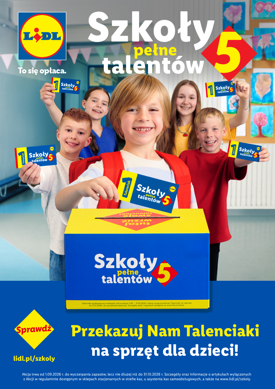 Plakat reklamujący akcję.