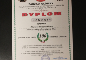 Dyplom uznania
