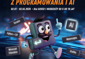 Plakat promujący bezpłatne warsztaty