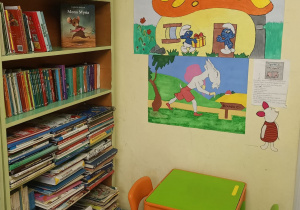 Biblioteka w budynku A.